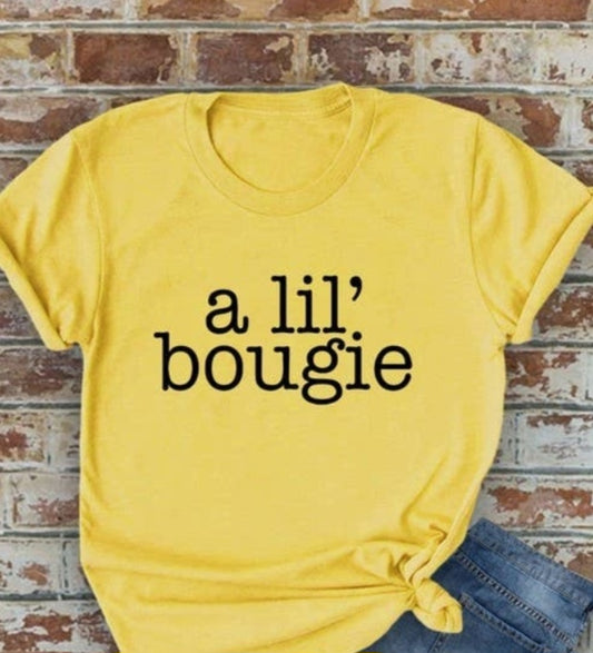 A Lil Bougie - Yellow Tee
